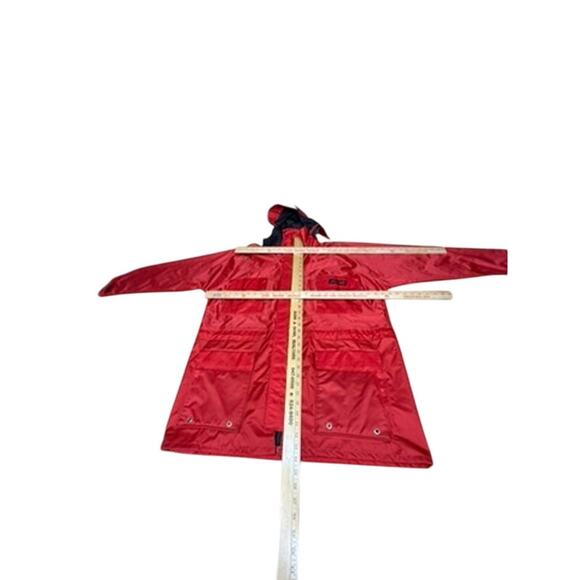 "AVID" Heavy Duty Red Jacket Emergency Windbreaker Water Resistant SZ XL Mens - Picture 8 of 14